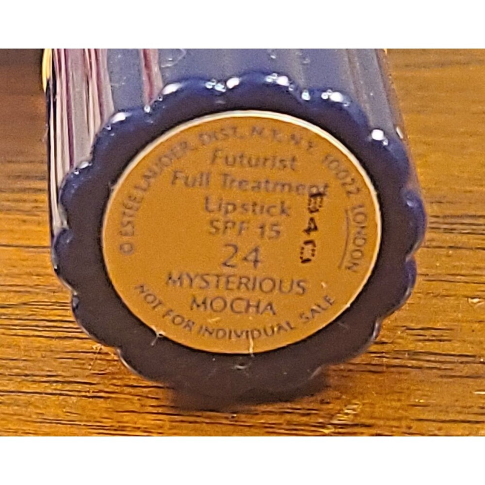 ESTEE LAUDER MYSTERIOUS MOCHA Full Treatment Lipstick SPF 15 # 24 Blue Tube TVL - Picture 3 of 7